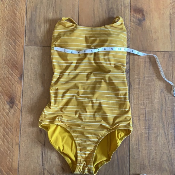 Lululemon Salt-Laced One-Piece Yellow White - Picture 3 of 9